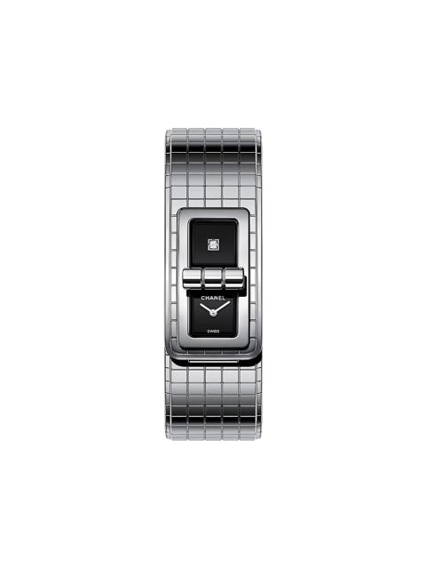 CHANEL H5144 Code Coco steel and diamond watch