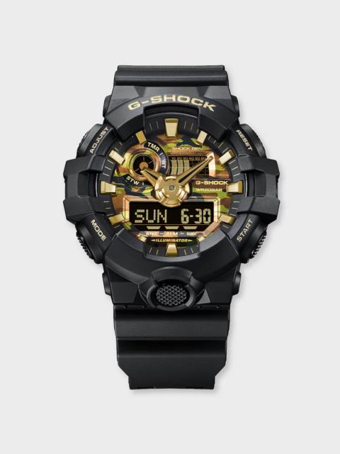 G-SHOCK GA700CF-1A - BLACK/GOLD