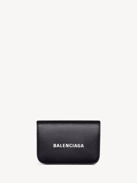 BALENCIAGA Women's Cash Mini Wallet in Black/white