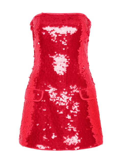 Paris Georgia Mermaid Sequined Mini Dress pink