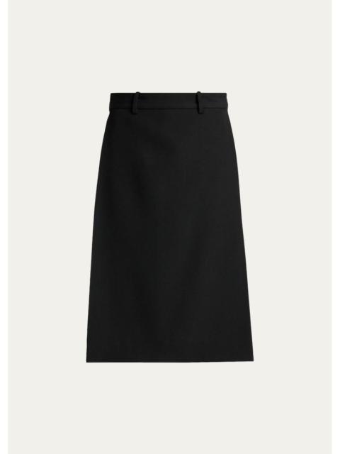 BALENCIAGA Folded Knee-Length Skort