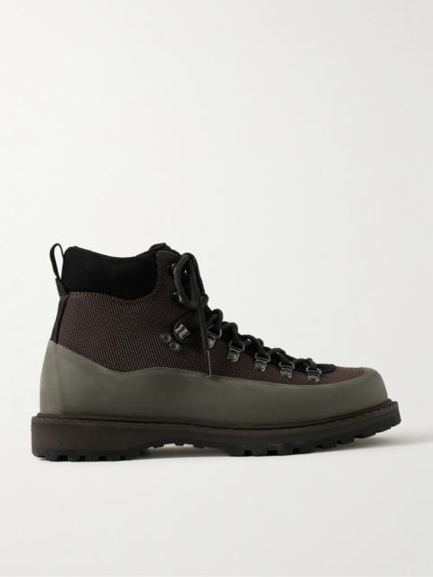 Diemme Roccia Vet Sport Suede and Rubber-Trimmed Tech-Shell Hiking Boots