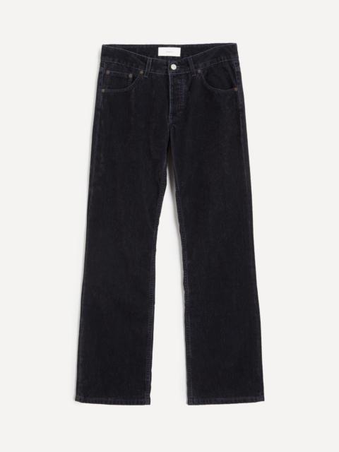 JEANERICA Kyoto Droit Jeans in Blue Grey Flock Corduroy