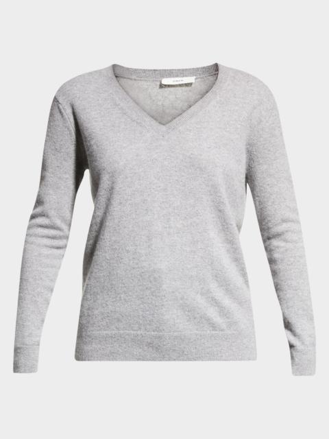 Vince Weekend V-Neck Cashmere Pullover Sweater