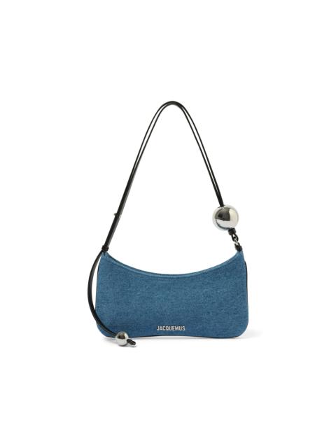 Le Bisou Perle Denim Bag in Blue