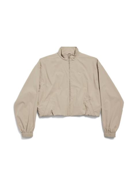 BALENCIAGA Women's Folded Tracksuit Jacket in Dune