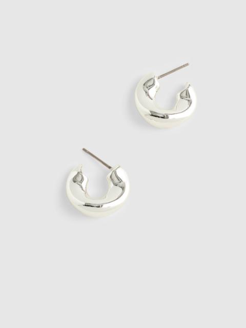 Madewell Puffy Twisted Small Hoop Earrings