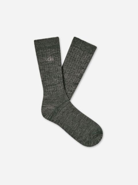 UGG ® Men's Trey Rib Knit Crew Polyester Blend/Recycled Materials in Arugula
