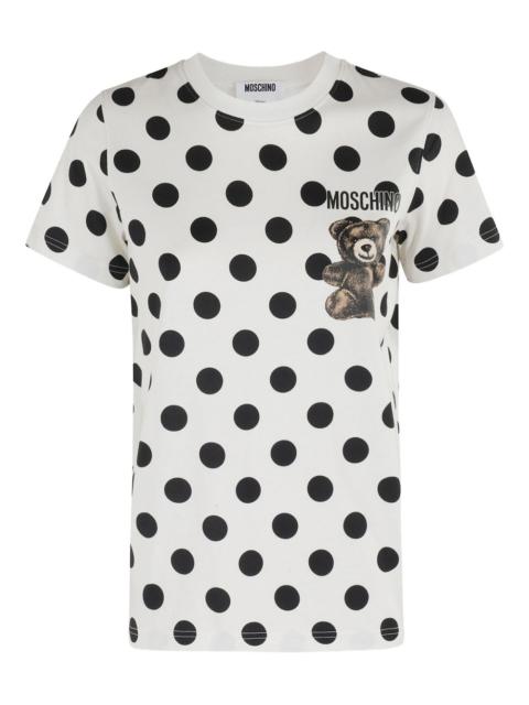 Moschino polka-dot bear t-shirt