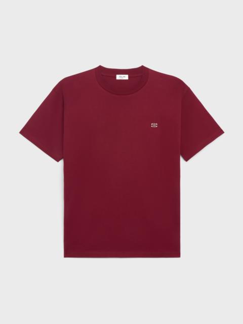 CELINE loose triomphe t-shirt in cotton jersey