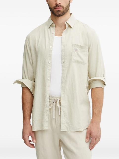 GUESS USA patch-pocket long-sleeved shirt