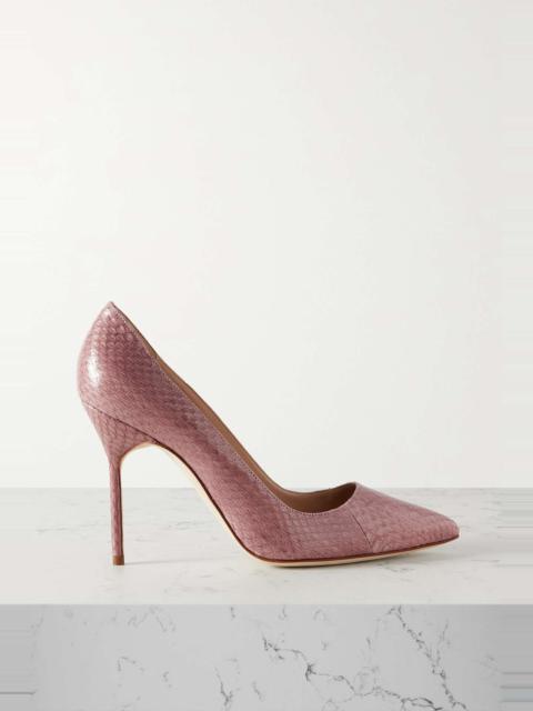 BB 105 elaphe point-toe pumps