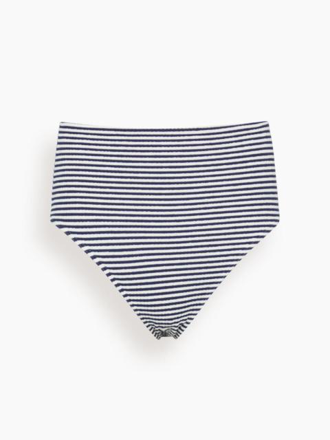 TANYA TAYLOR Seamless Kaia Bottom in Maritime Blue/Cream Multi