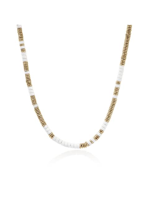 JOHN HARDY Heishi Necklace, Gold, Enamel