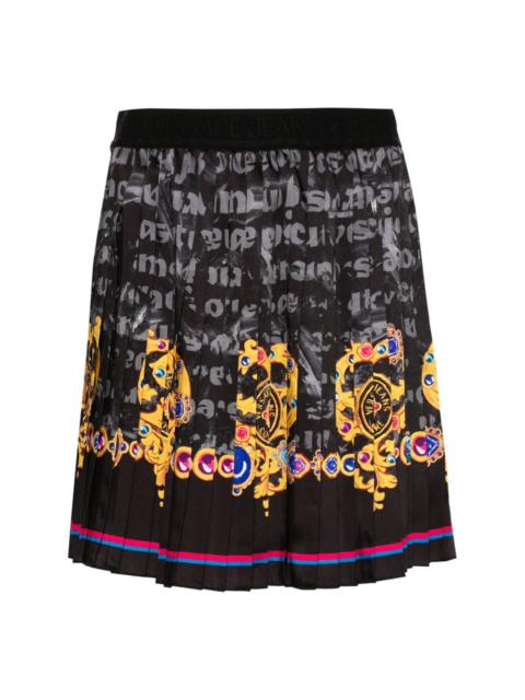 VERSACE JEANS COUTURE Heart Couture-print skirt