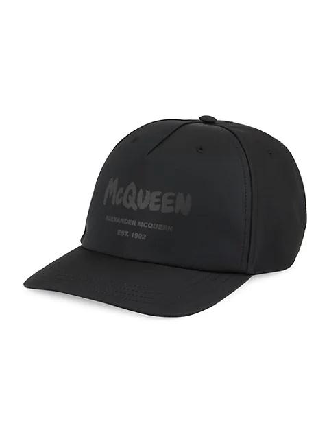 Alexander McQueen Branded Graffiti Baseball Cap
