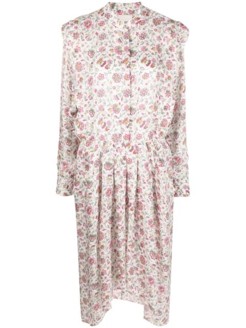 Leidy floral-print shirtdress