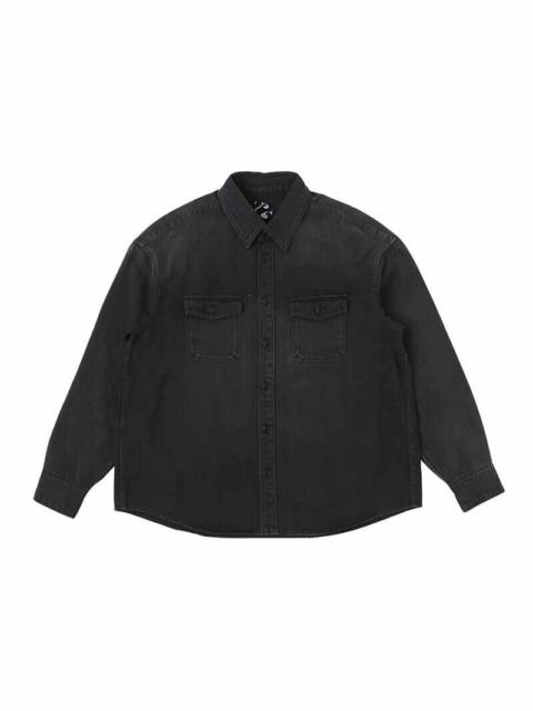 visvim LUMBER L/S DMGD BLACK