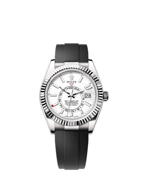 ROLEX Oyster, 42 mm, white gold