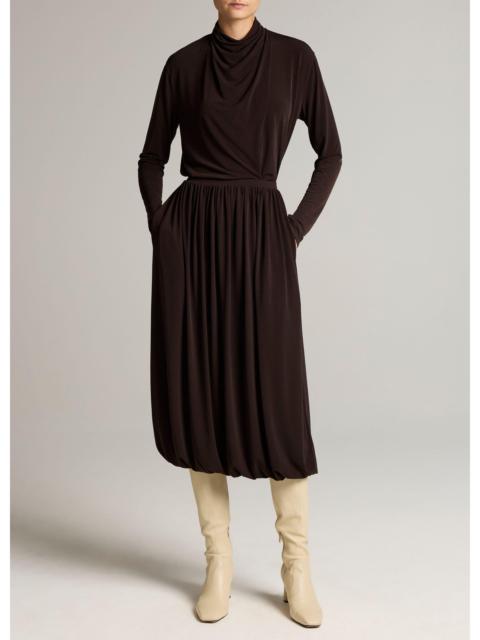 Vince Matte Jersey Bubble Skirt