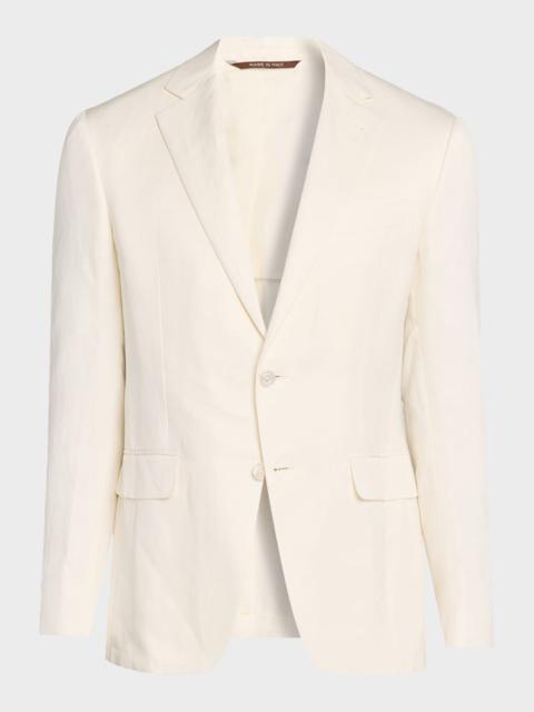 Canali Men's Kei Linen and Silk Sport Coat