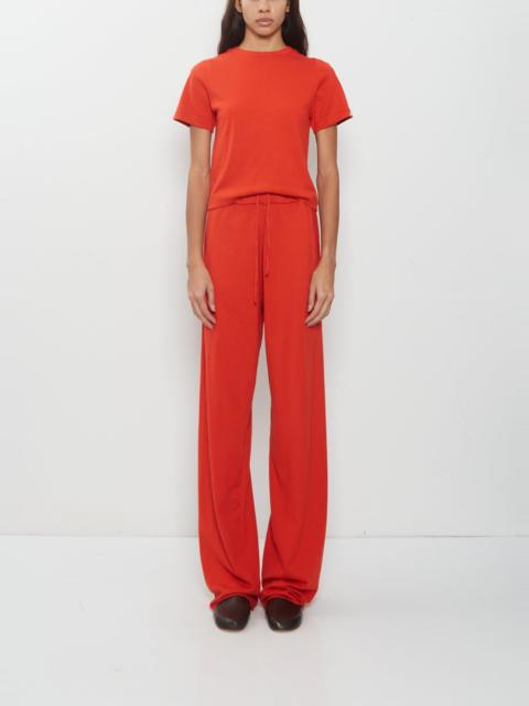 extreme cashmere n°353 Relax Cotton Cashmere Trousers — Tomato
