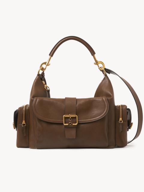 LARGE CAMERA BAG IN SOFT LEATHER