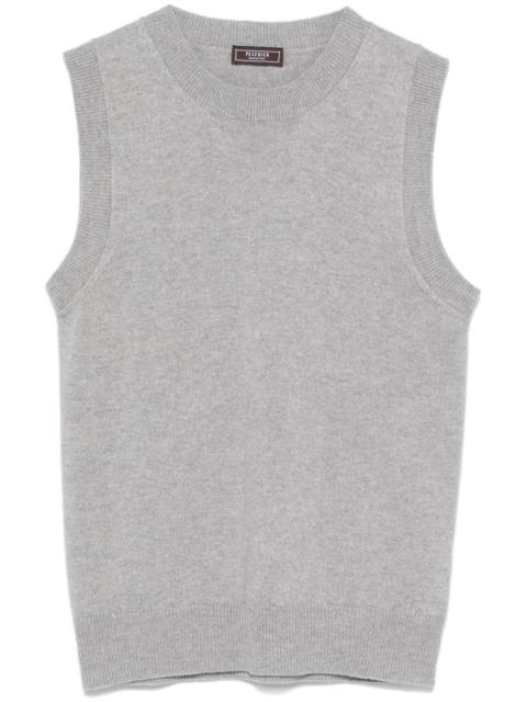 PESERICO metallic-threading top