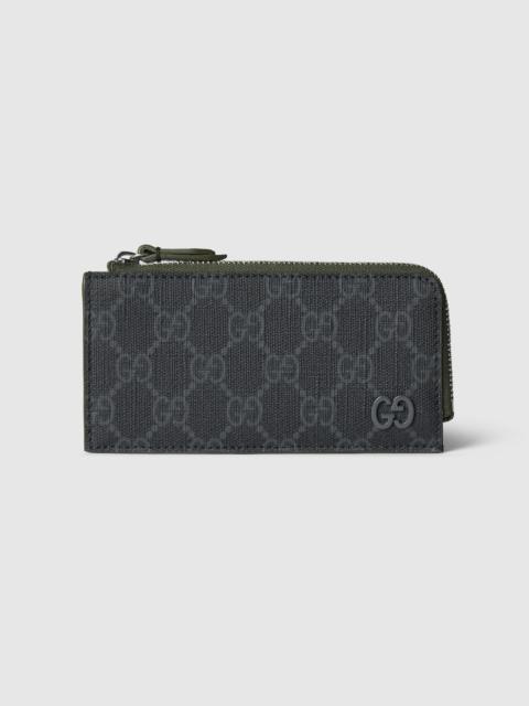 GG zip card case with GG detail