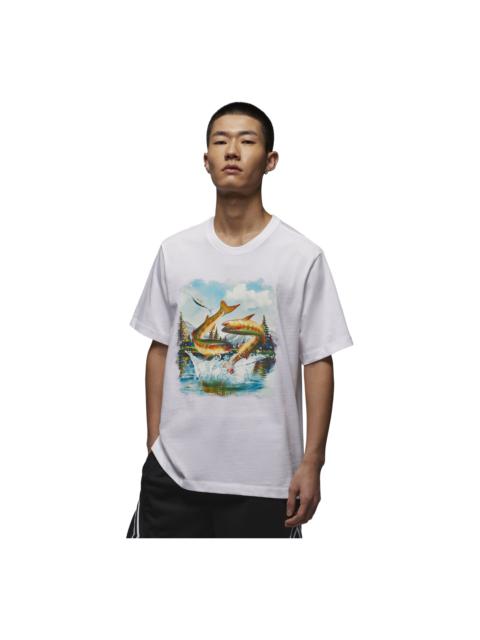 Nike Nike AS M J SS CREW LD T-Shirt Asia Sizing 'White' HJ2408-100