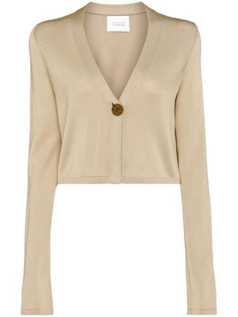 GALVAN cropped cardigan