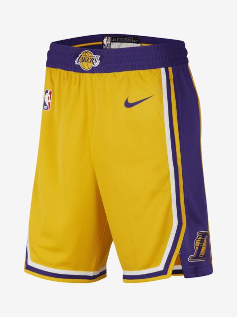 Los Angeles Lakers Icon Edition Nike Men's NBA Swingman Shorts