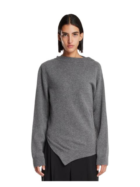 RÓHE Gray Convertible Deconstructed Sweater