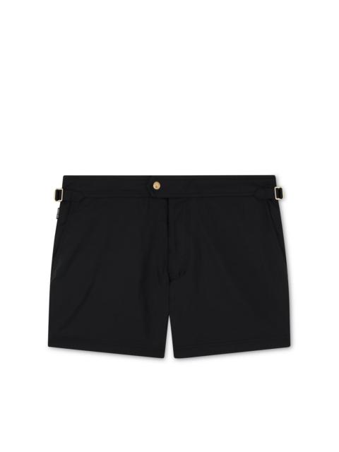 COMPACT POPLIN SWIM SHORT