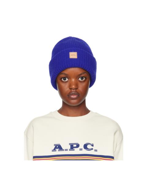 A.P.C. Blue Michele Beanie