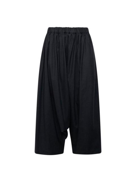 Comme des Garçons Comme des Garçons Elastic Waist Wide Leg Pants
