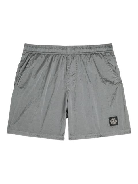 Stone Island logo-patch swim shorts