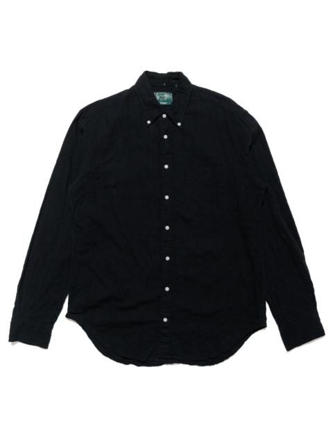 Gitman Vintage Black Overdye Oxford Long Sleeve