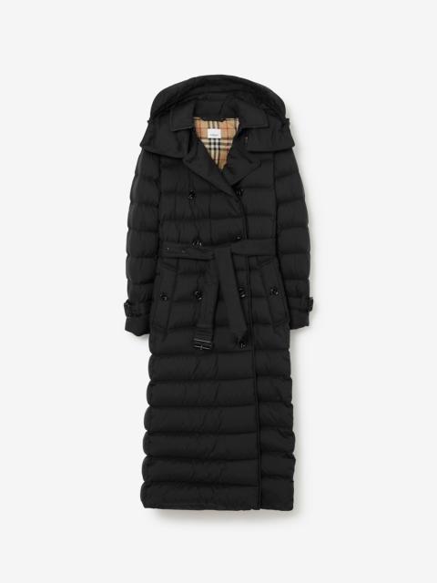 Burberry Detachable Hood Puffer Coat