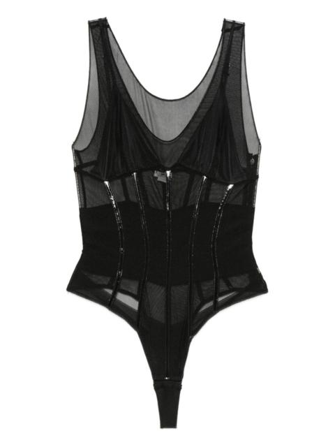 ELISABETTA FRANCHI mesh panelled bodie