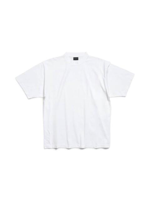 BALENCIAGA Women's Balenciaga Hand-drawn T-shirt Medium Fit in White