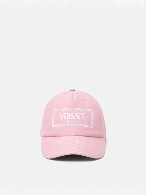 Barocco Jacquard Logo Baseball Cap