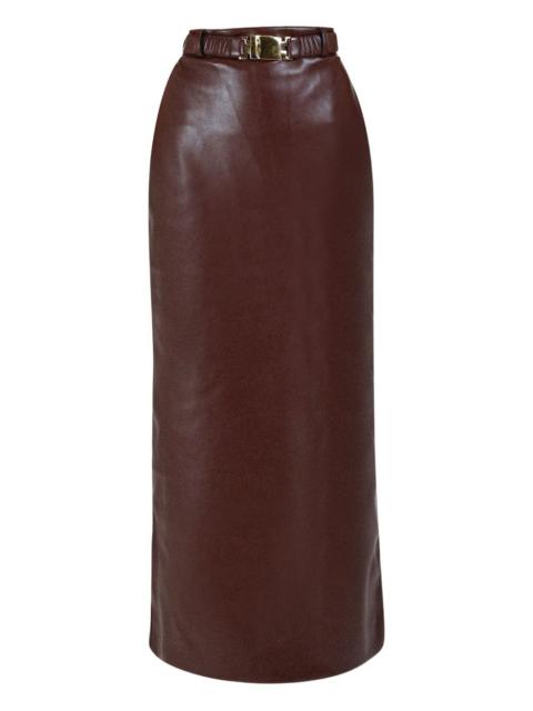 ROWEN ROSE belted skirt