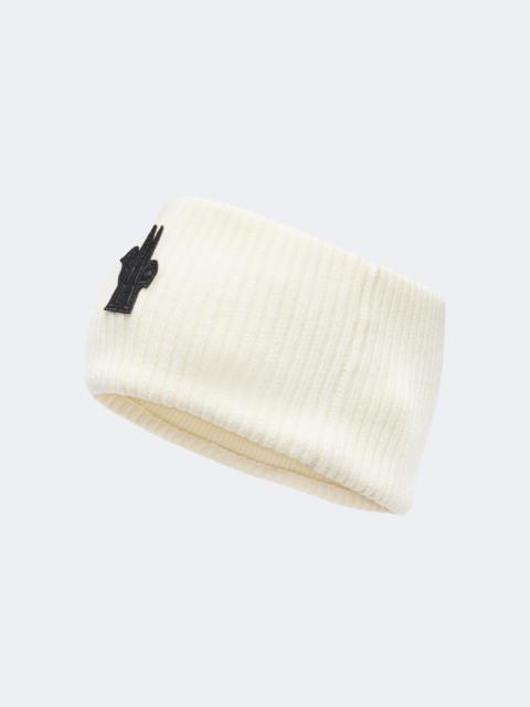 Moncler Grenoble Logo ribbed-knit virgin wool headband