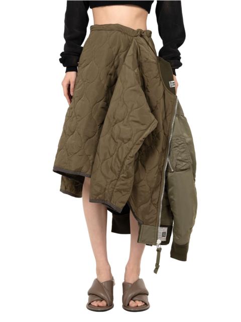 Maison MIHARAYASUHIRO Transform Flight Jacket Skirt