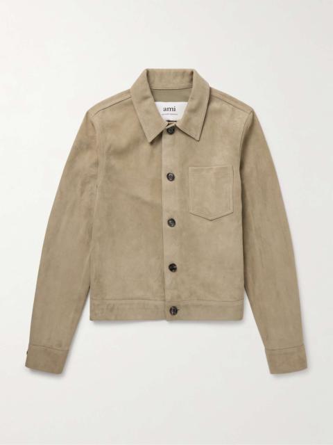 AMI Paris Suede Overshirt