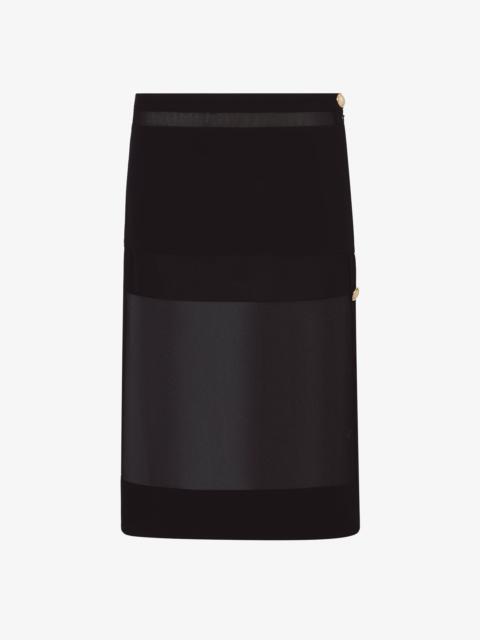 Proenza Schouler Technical Chiffon Skirt