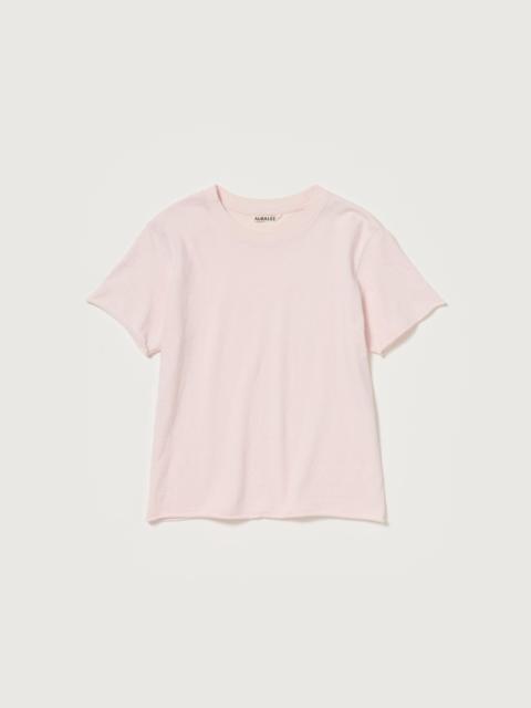 AURALEE BRUSHED ORGANIC COTTON JERSEY TEE