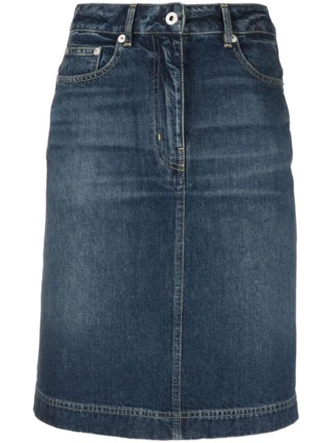 KENZO knee-length denim skirt