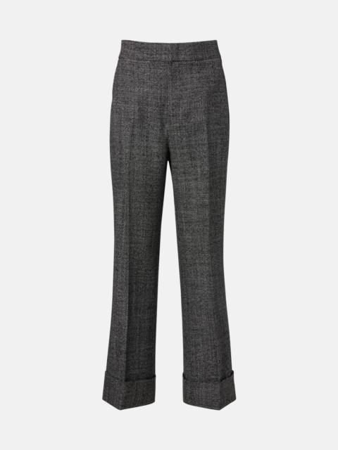 GUCCI High-rise wool straight pants